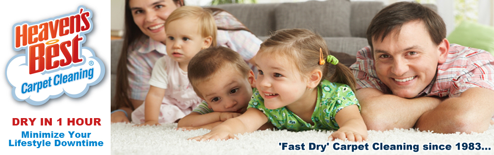 Reasons to hire Heaven's Best Carpet Cleaning, Fast Dry Time